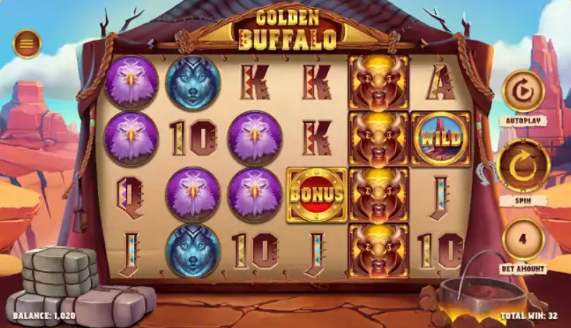 Review: Golden Buffalo Slot Machine 1