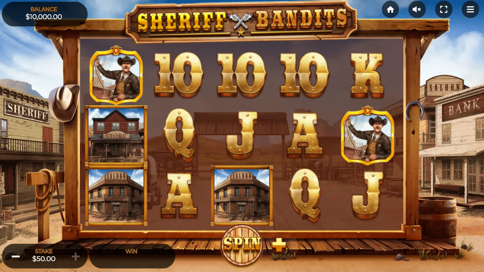 Sheriff vs Bandits Slot review